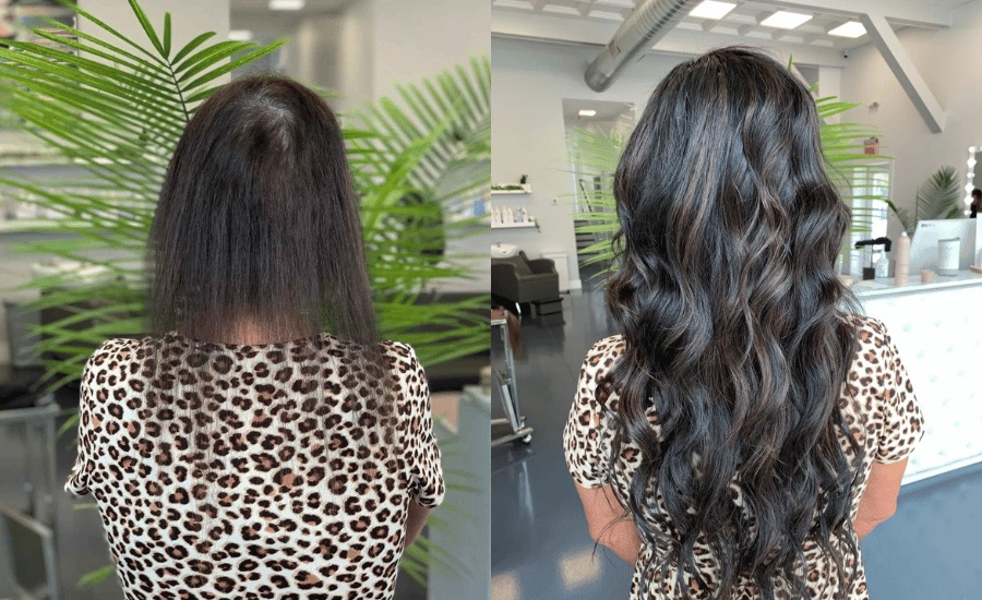 Magic Transformation with Crown Hair Extensions
