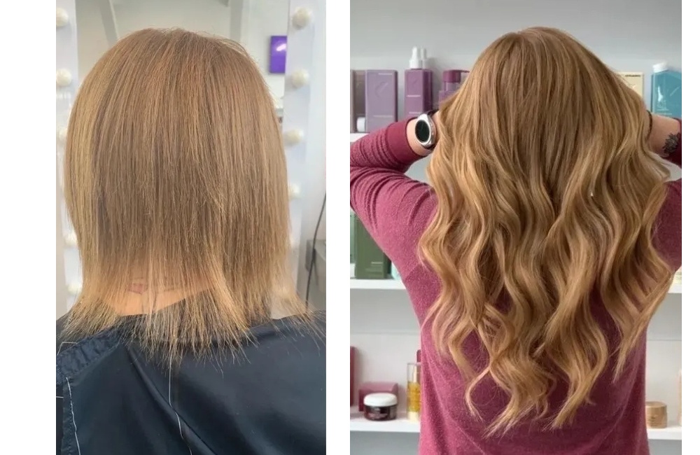 Magic Transformation with Fusion Hair Extensions