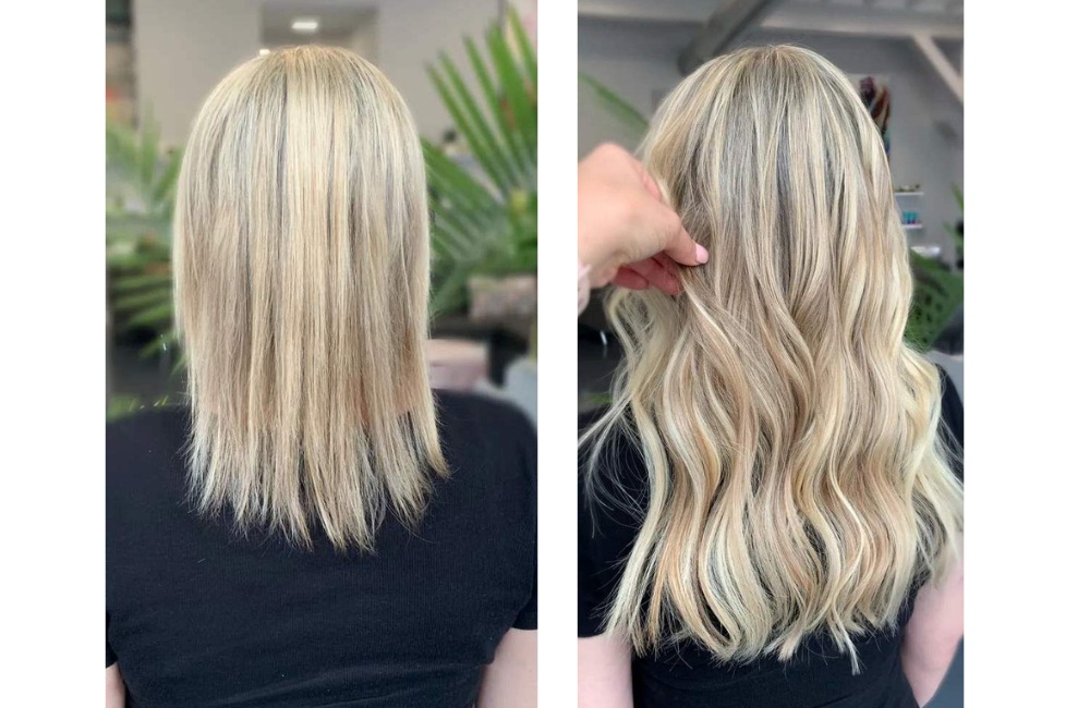 Magic Transformation with Tape-In Hair Extensions